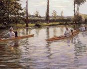 古斯塔夫 卡里伯特 : Perissoires sur l-Yerres aka Boating on the Yerres